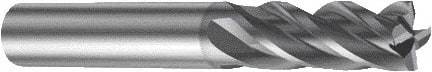 Sandvik Coromant - 63/64", 4 Flute, Single End, Solid Carbide, Corner Chamfer End Mill - 121mm OAL, Right Hand Flute, 45.5mm LOC, Right Hand Cut - Caliber Tooling