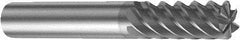 Sandvik Coromant - 16mm, 32mm LOC, 16mm Shank Diam, 92mm OAL, 6 Flute, Solid Carbide Square End Mill - Single End, TiAlN Finish, Spiral Flute, 50° Helix, Right Hand Cut, Right Hand Flute, Series CoroMill Plura - Caliber Tooling