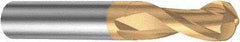 Sandvik Coromant - 8mm Diam, 12mm LOC, 2 Flute Solid Carbide Ball End Mill - AlCrN Finish, 63mm OAL, 8mm Shank Diam, Ball Flute - Caliber Tooling