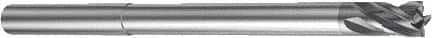 Sandvik Coromant - 12mm, 4 Flute, Single End, Solid Carbide, Corner Chamfer End Mill - 150mm OAL, Right Hand Flute, 12mm LOC, Right Hand Cut - Caliber Tooling