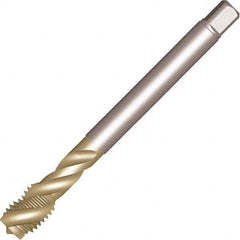 Sandvik Coromant - 9/16-12 UNC 3 Flute 3BX Spiral Flute Tap - High Speed Steel, AlCrN Finish, 110mm OAL, Right Hand Thread, Series CoroTap 300 - Caliber Tooling