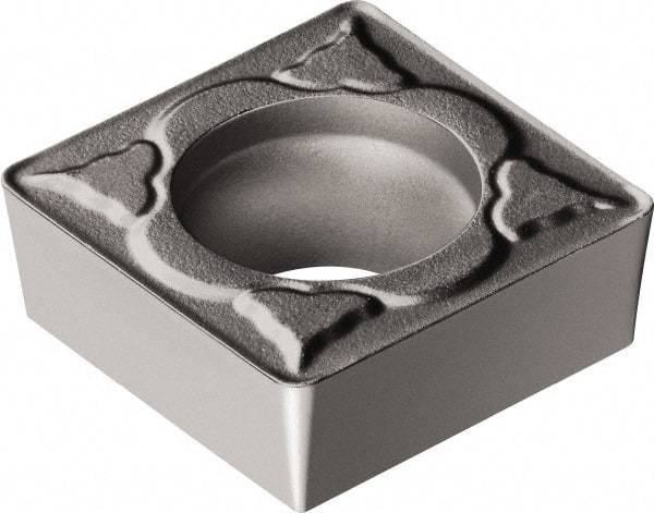 Sandvik Coromant - SCMT32.52 PM Grade 5015 Cermet Turning Insert - Uncoated, 90° Square, 3/8" Inscr Circle, 5/32" Thick, 1/32" Corner Radius - Caliber Tooling