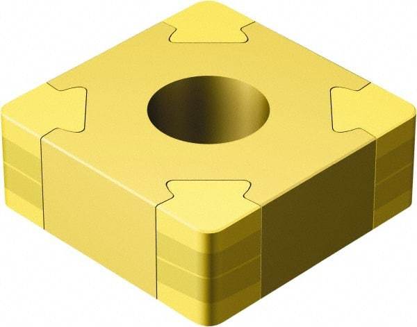 Sandvik Coromant - SNGA432 Grade 7525 CBN Turning Insert - 90° Square, 1/2" Inscr Circle, 3/16" Thick, 1/32" Corner Radius - Caliber Tooling