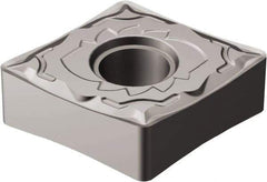 Sandvik Coromant - CNMG431 SF Grade H13A Carbide Turning Insert - Uncoated, 80° Diamond, 1/2" Inscr Circle, 3/16" Thick, 1/64" Corner Radius - Caliber Tooling