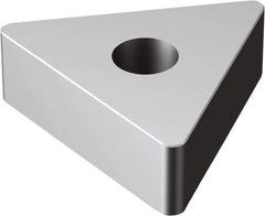 Sandvik Coromant - TNGA332 Grade 6190 Ceramic Turning Insert - Uncoated, 60° Triangle, 3/8" Inscr Circle, 3/16" Thick, 1/32" Corner Radius - Caliber Tooling