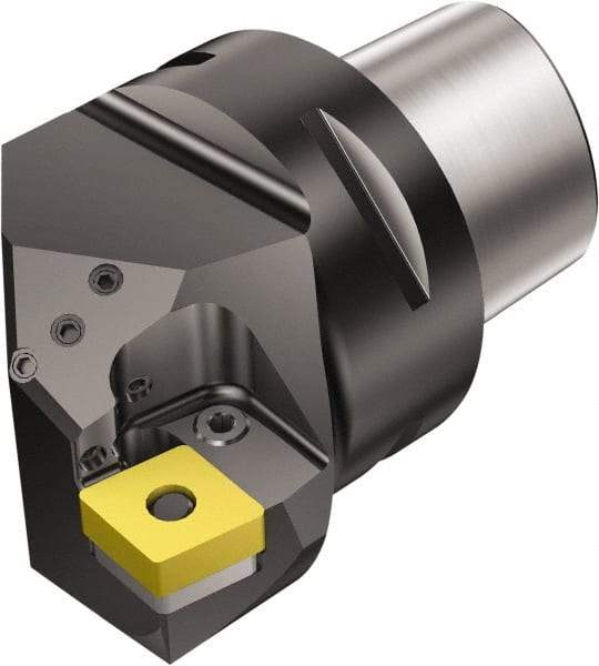 Sandvik Coromant - Left Hand Cut, Size C6, CNMG 16 06 12 & CNMG 543 Insert Compatiblity, External Modular Turning & Profiling Cutting Unit Head - 35mm Ctr to Cutting Edge, 65mm Head Length, Through Coolant, Series T-Max P - Caliber Tooling