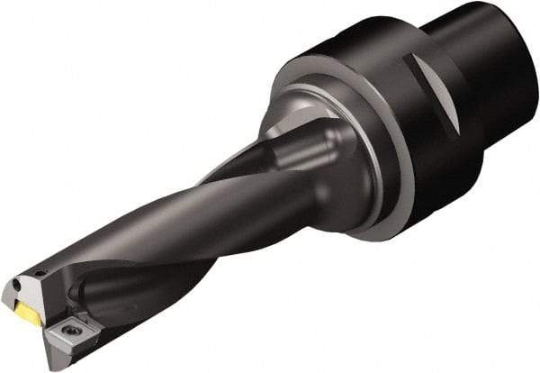 Sandvik Coromant - 47.63mm Max Drill Depth, 3xD, 15.88mm Diam, Indexable Insert Drill - C4 Coromant Shank - Caliber Tooling