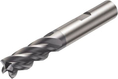 Sandvik Coromant - 18mm, 4 Flute, Solid Carbide, Corner Radius End Mill - 92mm OAL, 37° Helix, Right Hand Flute, 32mm LOC, Right Hand Cut - Caliber Tooling