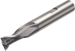 Sandvik Coromant - 16mm, 2 Flute, Solid Carbide, Corner Radius End Mill - 92mm OAL, 30° Helix, Right Hand Flute, 26.5mm LOC, Right Hand Cut - Caliber Tooling