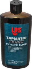 LPS - Tapmatic TriCut, 16 oz Bottle Cutting & Tapping Fluid - Semisynthetic, For Boring, Broaching, Drawing, Drilling, Engraving, Facing, Milling, Reaming, Sawing, Stamping, Tapping, Threading, Turning - Caliber Tooling