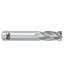 1 Dia. x 4 Overall Length 4-Flute .090 C/R Solid Carbide SE End Mill-Round Shank-Center Cutting-Uncoated - Caliber Tooling