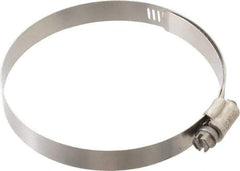 IDEAL TRIDON - SAE Size 52, 2-13/16 to 3-3/4" Diam, Stainless Steel Lined Worm Drive Clamp - Material Grade 316 - Caliber Tooling