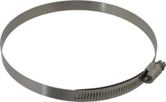 IDEAL TRIDON - SAE Size 88, 5-1/16 to 6" Diam, Stainless Steel Lined Worm Drive Clamp - Material Grade 316 - Caliber Tooling