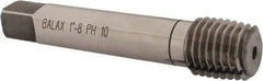 Balax - 1-8 UNC H10 Thread Limit Plug Thread Forming Tap - High Speed Steel, Bright Finish, 5-1/8" OAL, 1" Thread Length, Right Hand Thread, Series BXP - Exact Industrial Supply