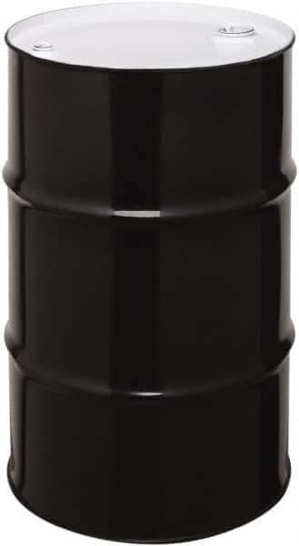 Made in USA - 55 Gallon Cylindrical Carbon Steel Tight Head Drum - 33" High x 22-1/2" Diam - Caliber Tooling