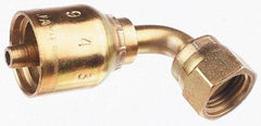 Parker - 1 Thread Hydraulic Hose Fitting - -16 Hose Size, 1" Hose Diam - Caliber Tooling