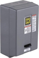 Square D - 208 Coil VAC at 60 Hz, 45 Amp, NEMA Size 2, Nonreversible Enclosed Enclosure NEMA Motor Starter - 3 Phase hp: 10 at 200 VAC, 15 at 230 VAC, 25 at 460 VAC, 25 at 575 VAC, 1 Enclosure Rating - Caliber Tooling