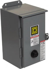 Square D - 110 Coil VAC at 50 Hz, 120 Coil VAC at 60 Hz, 27 Amp, NEMA Size 1, Nonreversible Enclosed Enclosure NEMA Motor Starter - 2 hp at 1 Phase, 12 Enclosure Rating - Caliber Tooling