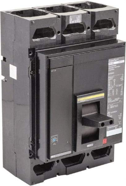 Square D - 400 Amp, 600 V, 3 Pole, Panel Mount Molded Case Circuit Breaker - Multiple Breaking Capacity Ratings - Caliber Tooling