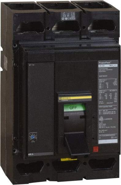 Square D - 800 Amp, 600 V, 3 Pole, Panel Mount Molded Case Circuit Breaker - Multiple Breaking Capacity Ratings - Caliber Tooling