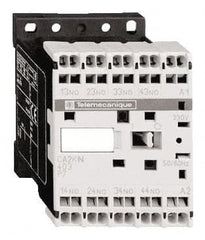 Schneider Electric - 2NC/2NO, 110 VAC at 50/60 Hz Control Relay - 17 V - Caliber Tooling