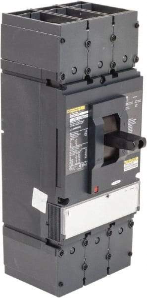 Square D - 600 Volt, 600 Amp, Automatic Molded Case Switch - 3 Pole, 100 at 480 VAC, 125 at 240 VAC, 50 at 600 VAC kA Interrupting Rating, Line/Load Lug Connection - Caliber Tooling