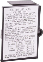 Square D - Circuit Breaker Jumper Bar Cover - Use with QOU Circuit Breaker - Caliber Tooling