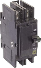 Square D - 15 Amp, 240 VAC, 2 Pole, Panel Mount Miniature Circuit Breaker - 14-2 AWG - Caliber Tooling