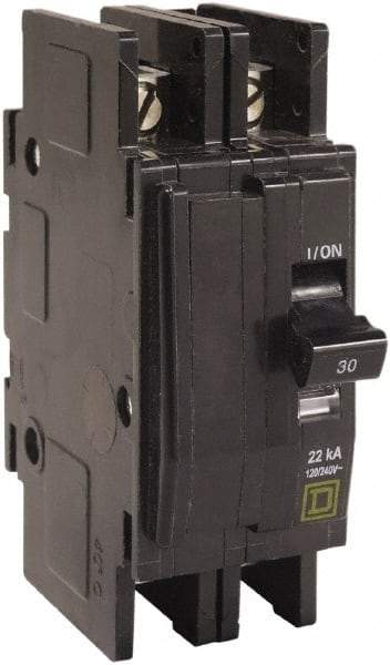 Square D - 25 Amp, 240 VAC, 2 Pole, Panel Mount Miniature Circuit Breaker - 14-2 AWG - Caliber Tooling