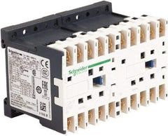 Schneider Electric - 3 Pole, 24 Coil VAC at 50/60 Hz, 12 Amp at 440 VAC, 16 Amp at 690 VAC and 20 Amp at 440 VAC, Reversible IEC Contactor - BS 5424, CSA, IEC 60947, NF C 63-110, RoHS Compliant, UL Listed, VDE 0660 - Caliber Tooling