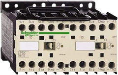 Schneider Electric - 3 Pole, 24 Coil VDC, 12 Amp at 440 VAC, 16 Amp at 690 VAC and 20 Amp at 440 VAC, Reversible IEC Contactor - BS 5424, CSA, IEC 60947, NF C 63-110, RoHS Compliant, UL Listed, VDE 0660 - Caliber Tooling