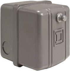 Square D - 1, 7, 9 and 3R NEMA Rated, 8 to 20 psi, Electromechanical Pressure and Level Switch - Adjustable Pressure, 575 VAC, L1-T1, L2-T2 Terminal, For Use with Square D Pumptrol - Caliber Tooling