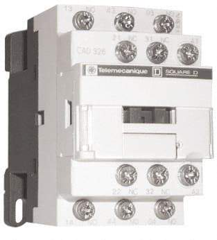 Schneider Electric - 2NC/3NO, 240 VAC at 50/60 Hz Control Relay - 17 V - Caliber Tooling