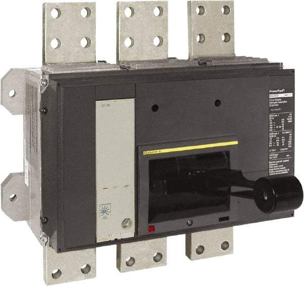 Square D - 2000 Amp, 600 VAC, 3 Pole, Panel Mount Molded Case Circuit Breaker - Electronic Trip, Multiple Breaking Capacity Ratings, 3/0 AWG - Caliber Tooling