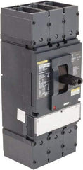 Square D - 600 Volt, 400 Amp, Automatic Molded Case Switch - 3 Pole, 18 at 600 VAC, 35 at 480 VAC, 65 at 240 VAC kA Interrupting Rating, Line/Load Lug Connection - Caliber Tooling