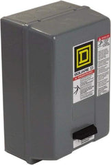 Square D - 110 Coil VAC at 50 Hz, 120 Coil VAC at 60 Hz, 18 Amp, Nonreversible Enclosed Enclosure NEMA Motor Starter - 1 hp at 1 Phase, 1 Enclosure Rating - Caliber Tooling