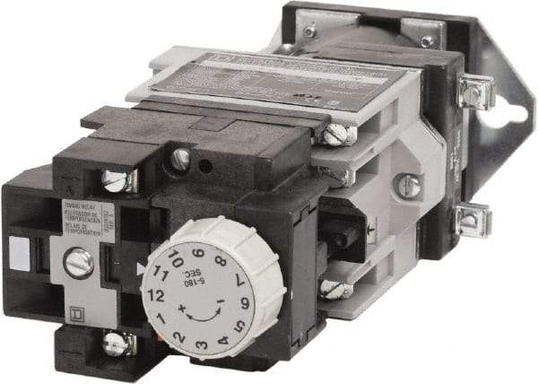 Square D - Time Delay Relay - 5 & 10 Contact Amp, 24 VDC - Caliber Tooling