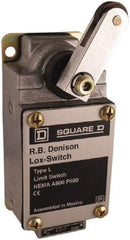 Square D - DPDT, NC/NO, 600 Volt, Screw Terminal, Rotary Spring Return Actuator, General Purpose Limit Switch - 1, 2, 4, 12, 13 NEMA Rating, IP67 IPR Rating - Caliber Tooling