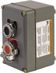 Schneider Electric - 1.18 Inch Mount Hole, Extended Straight, Pushbutton Switch - Weatherproof, Dust and Oil Resistant - Caliber Tooling