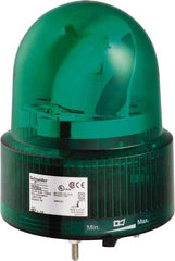 Schneider Electric - 12 VAC/VDC, 250 mAmp, Rotating Beacon LED Light - Surface Mounted, 6.61 Inch High, 120mm Diameter, 138 Flashes per min - Caliber Tooling