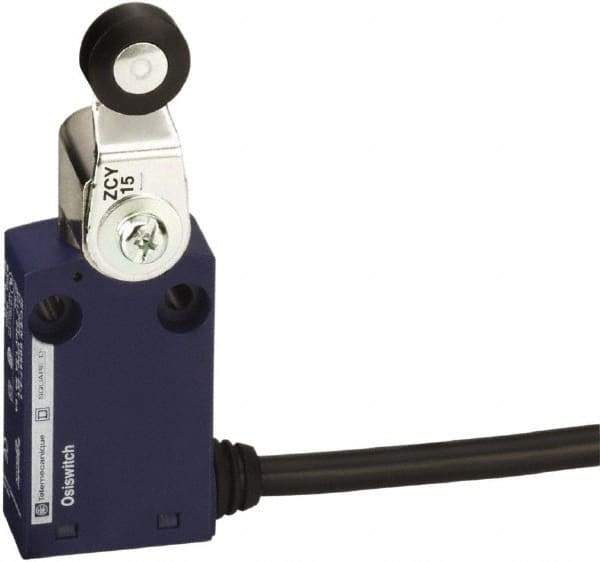 Telemecanique Sensors - DP, NC/NO, 240 VAC, Fixed Cable Terminal, Roller Lever Actuator, General Purpose Limit Switch - IP65 IPR Rating - Caliber Tooling