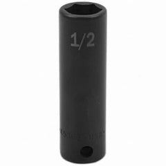 SK - Impact Socket - 3/8"DR 1/2" DEEP IMPACT SOCKET - Caliber Tooling