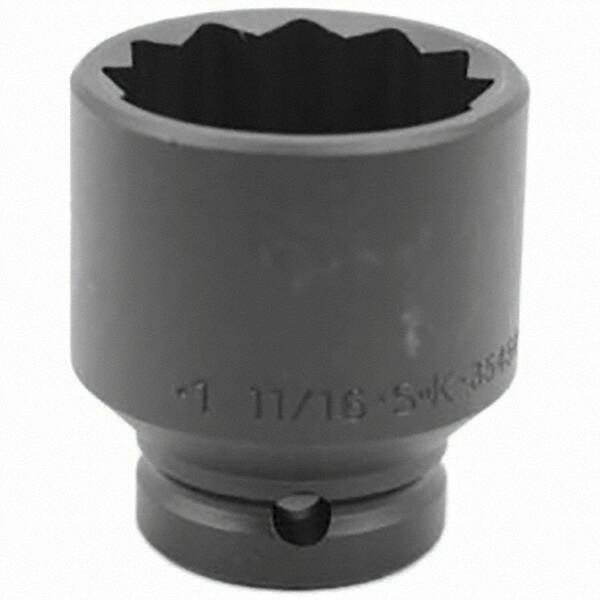 SK - Impact Socket - 3/4"DR 12PT 1-11/16" THIN WALL IMPACT SOCKET - Caliber Tooling