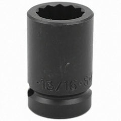 SK - Impact Socket - 3/4"DR 12PT 13/16" THIN WALL IMPACT SOCKET - Caliber Tooling