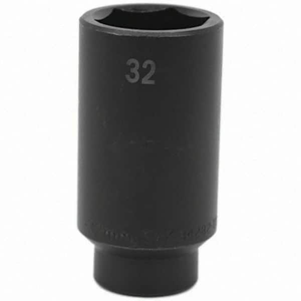 SK - Impact Socket - 1/2"DR 32MM DEEP IMPACT SOCKET - Caliber Tooling