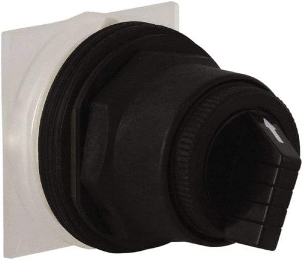 Schneider Electric - 1.18 Inch Mount Hole, 4 Position, Knob and Pushbutton Operated, Selector Switch Only - Maintained (MA), without Contact Blocks, Anticorrosive, Weatherproof, Dust and Oil Resistant - Caliber Tooling