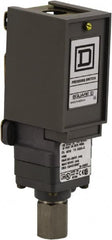 Square D - 1 NEMA Rated, SPDT, 90 to 2,900 psi, Electromechanical Pressure and Level Switch - Adjustable Pressure, 120 VAC at 6 Amp, 125 VDC at 0.22 Amp, 240 VAC at 3 Amp, 250 VDC at 0.27 Amp, 1/4 Inch Connector, Screw Terminal, For Use with 9012G - Caliber Tooling