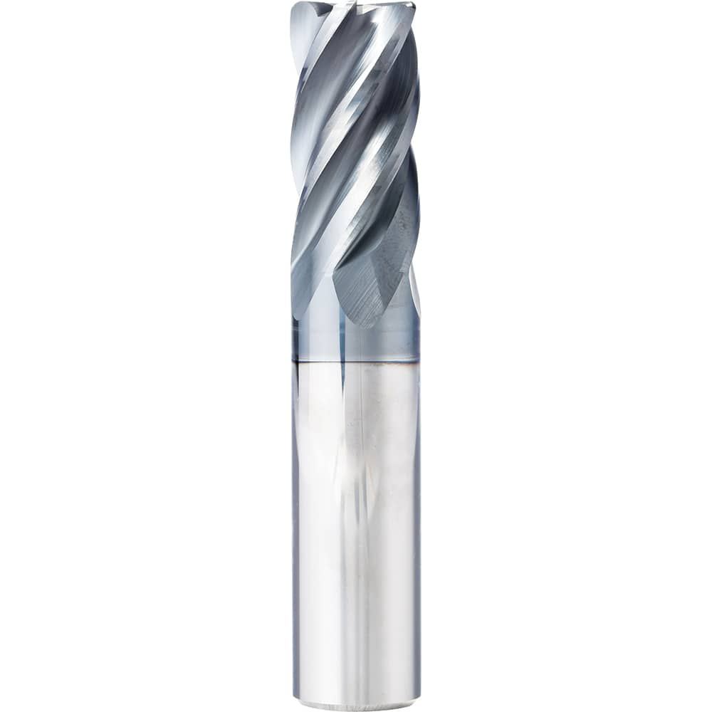 Supermill - 3/4" Diam 5 Flute Solid Carbide 0.125" Corner Radius End Mill - Caliber Tooling