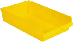 LEWISBins+ - 17-7/8" Deep, Yellow Hopper Shelf Bin - 4" High x 11-1/8" Wide x 17-7/8" Long - Caliber Tooling