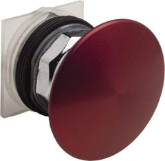 Schneider Electric - 30mm Mount Hole, Extended Mushroom Head, Pushbutton Switch Only - Round, Red Pushbutton, Nonilluminated, Maintained (MA) - Caliber Tooling